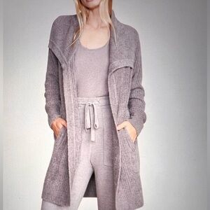 Barefoot dreams CozyChic Lit Ribbed Drape Cardigan